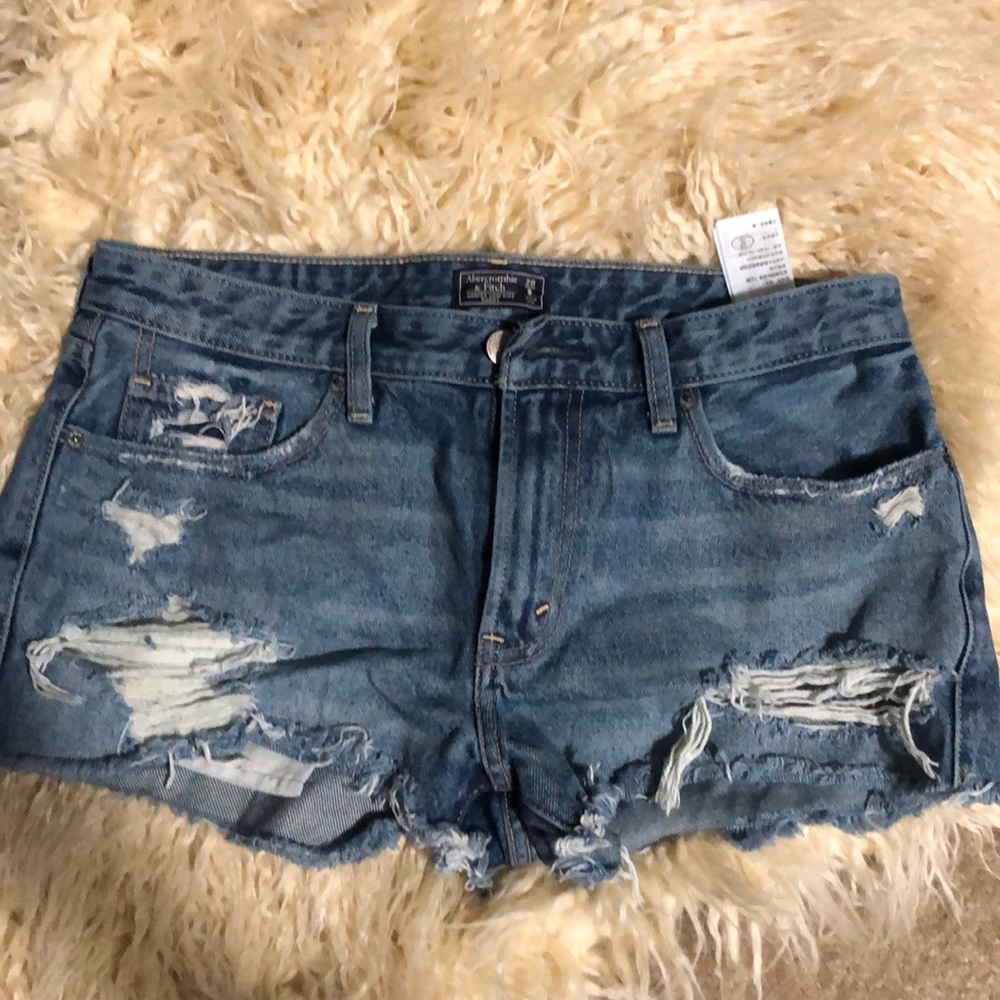 Abercrombie distressed shorts